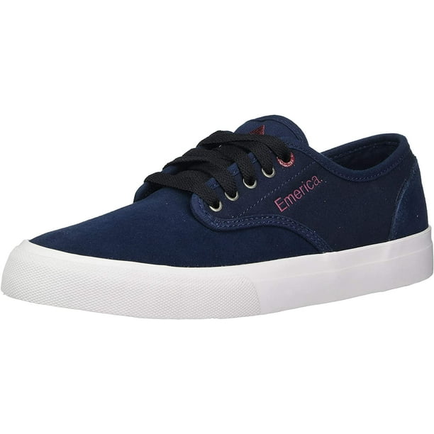 12 Emerica Mens Wino Standard Low Top Skate Shoe Blue/White 12 Emerica Mens Wino Standard Low Top Skate Shoe Blue/White